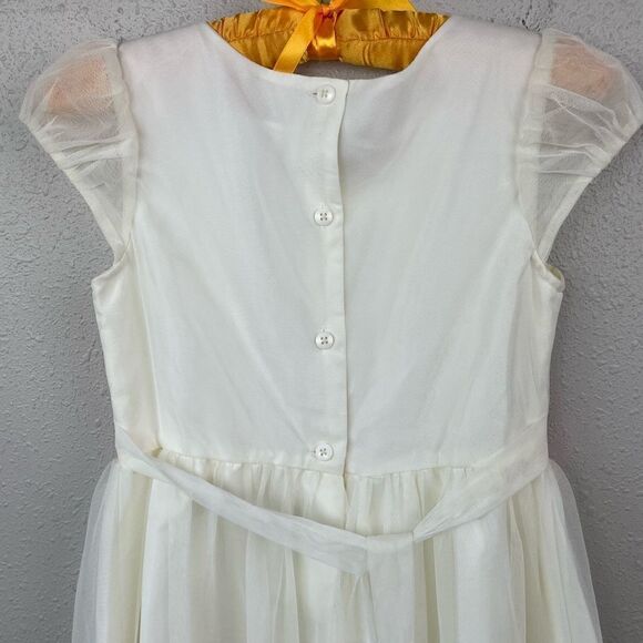 Jona Michelle White and Pink Floral Dress Size 10 EUC - Picture 5 of 6